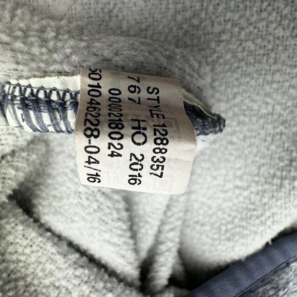 UNDER ARMOUR | Womens Medium Blue Gray Storm Fleece Logo Twist Hoodie Sweatshirt - Picture 8 of 8